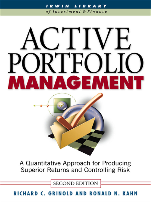 Title details for Active Portfolio Management by Richard C. Grinold - Available
